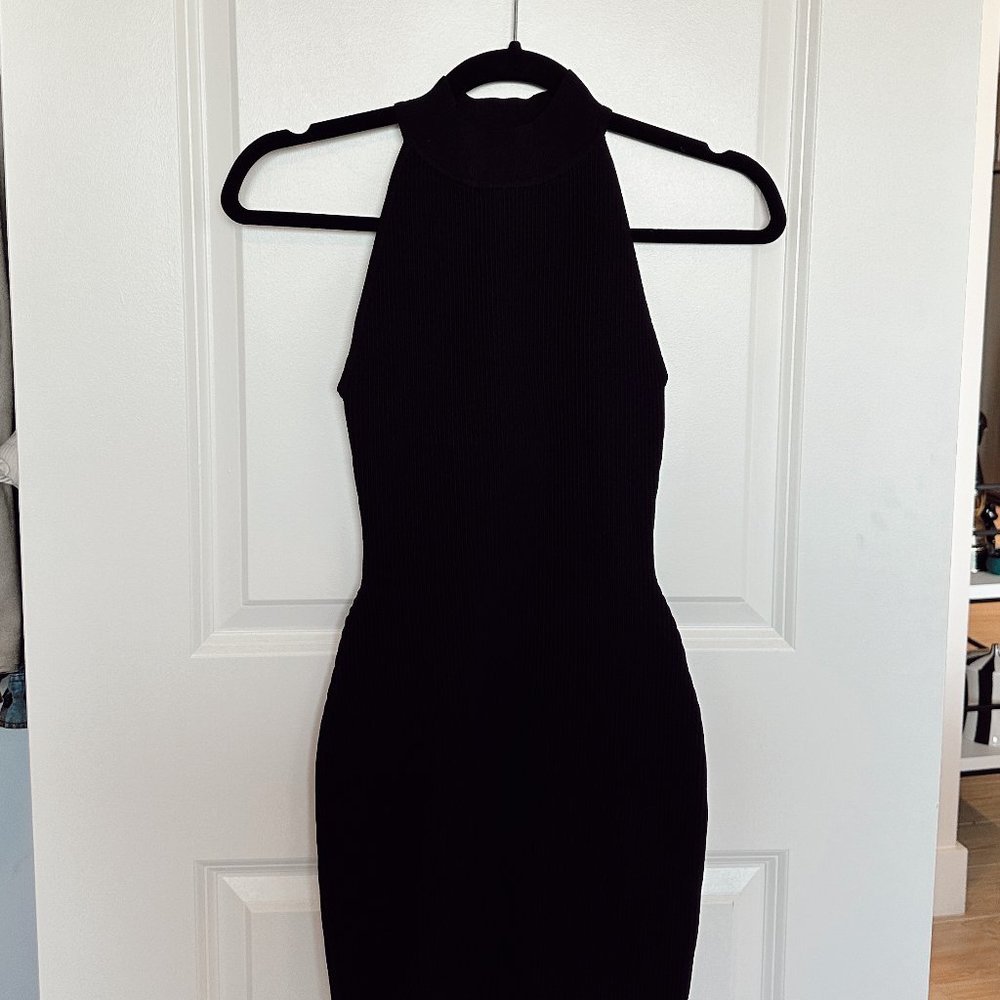 Aritzia Sculpt Knit Halter Dress